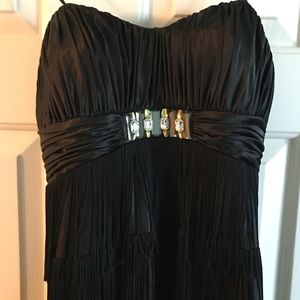 La Femme short black dress